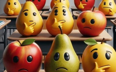 EDUCACIÓN CON PERAS Y MANZANAS